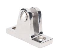 Kuuleyn Marine Boat Deck Hinge, 2 PCS Bimini Top Deck Hinge Fitting 56mm 316 Stainless Steel 90 DEG Deck Hinge Bracket for RV Yacht Boat
