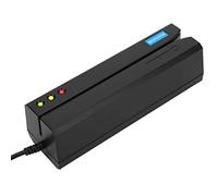 Kuuleyn MSR605X Lettore di schede a Striscia Magnetica, indicatore LED Magstripe 3 Tracce Mini Lettore di Smart Card