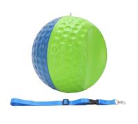 Kuuleyn Palla in Schiuma per Allenamento da Golf, Sfera per Pratica a Doppio Tono, Kit Cordino in Tessuto Regolabile, con Foglio Guida Illustrato per la Correzione della Postura (Medio)