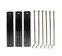 Kuuleyn Piastra di Tenuta della Batteria del Carrello, Kit di Piastra di Tenuta Batteria con do della Lavatrice Asta 101090801 Sostituzione per carrelli elettrici DS