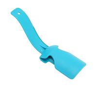 Kuuleyn Professional Shoe Horn,Adult Children Elderly Travel,Portable Ergonomic Shoe Helper Durable PP Material Lightweight Easy Storage Curved Design Smooth Surface (Blue)