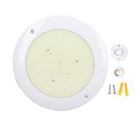 Kuuleyn RGB Piscina Leggero, Luce sommergibile, Luce sottomarina da 12v 18w ABS PC IP68 Light Underwater per Piscine Fuori Terra Che nuotavano l'arredamento 'Acquario per laghetto (Luce Calda)