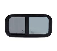 Kuuleyn RV Exit Windows, 600x300mm RV Window with Screen Vertical Horizontal Sliding for s Trailers Construction Vehicles (TFC00026)