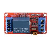 Kuuleyn Scheda modulo relè 1 Canale con Supporto Isolamento fotoaccoppiatore Trigger Alto o Basso Livello 5V / 12V / 24V(24V)
