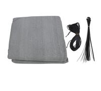 Kuuleyn Schermo di Recinzione per Privacy, Copertina del Parabrezza per Recinzione da Patio, Privacy Schermata Balcony Copertina di Recinzione HDPE Protection Privacy Schermata (Grigio Chiaro)