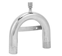Kuuleyn Sostituzione dell'anello di sfiato, Anello ventilato 38 mm 316 in Acciaio inossibile in Acciaio Anti -sifone Valvola della valvola del Loop per la Nave