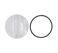 Kuuleyn Strainer Cover, O-Ring Replacement Thread Strainer, Pool Pump Lid Easy to Install PVC Good Sealing Pool Pump Replacement Threaded Lid for Super II 2 SPX3100D