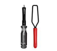 Kuuleyn Strumento di regolazione della valvola con dado di bloccaggio 10 mm Perno di regolazione della valvola a fessura Sostituzione in acciaio al cromo vanadio per VTEC