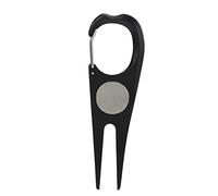 Kuuleyn Strumento Magnetico per Divot da Golf con Forte Magnete, forchetta di Riparazione Verde in Lega di Alluminio, Strumento Portatile per segnare la Palla per Il Putting Green