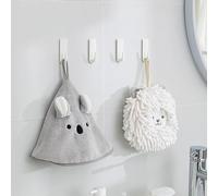 Kuuleyn Supporto per Scopa a Parete, Appendino per Scopa Senza Trapano con Adesivo per l'Organizzazione dell'Armadio della del Bagno