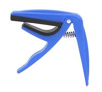 Kuuleyn Ukulele Capo Strumento di regolazione del tono in plastica con accessori per strumenti a corda a molla (Blue)