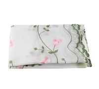 Kuuleyn Vine Curtains, Cute Green Sheers Leaf Tulle Vine Window Sheers, Tulle Yarn Screen Curtains Chrysanthemum Sheer Drape for Living Room Window Decor (80 * 150CM)