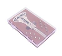 Kuuleyn Watch Repair Tool, Set of Watch Repair Kit, Watch Back Case Opener Wrench Adjustable Portable Stainless Steel Watch Screw Back Remover