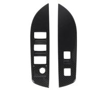 Kuuleyn Window Switch Button Panel Trim, 1 Pair Carbon Fiber Window Switch Panel Trim Interior Door Window Switch Panel Cover Button Trim Replacement for GR 2023 2025