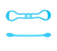 Kuuleyn Yoga Pull Rope with Silicone Resistance Bands, Adjustable Chest Expander for Strength Training, Home Gym Fitness Equipment Set for Men Women (Blue)