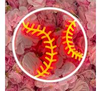 KUUNEON Insegne al neon da parete, decorazione da parete per camera dei ragazzi, luci a LED, 33 cm, fantastici regali di baseball per ragazzi 8-12, decorazione sportiva, camera da letto per ragazzi