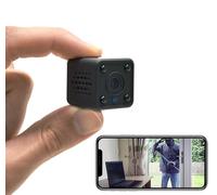KUUS. C3 Mini Fotocamera 1080p Wifi Sorveglianza Interna ed Esterna Senza Fili, Rilevamento Movimento, Telecamera Spia Nascosta, Baby Monitor (Telecamera senza scheda SD)
