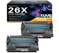 Kuva 26X Cartuccia Toner Compatibile per HP 26X CF226X 26A CF226A LaserJet Pro M402dn M402n M402d M402dw, LaserJet Pro MFP M426dw M426fdw M426fdn Toner (2 Nero)