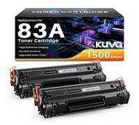 Kuva 83A Compatibili Cartucce di Toner Sostituzione per HP 83A CF283A per LaserJet Pro M201dw M201n per MFP M225dn M225dw M125a M125rnw M125nw M127fn M127fp M127fs M127fw (Nero, 2-Pack)