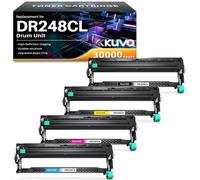 Kuva DR248CL Tamburo compatibile per Brother DR248 DR248 cl compatibile per Brother HL-L3240CDW MFC-L3740CDWE MFC-L3760CDW DCP-L3560CDW DCP-L3520CDWE HL-L3220CW HL-L3220CWE HL-L3215CW (4-Pack)