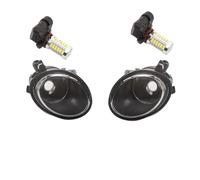 KUVIEZ Faro da Lavoro per BMW E46 M3 Serie 3 2001 2002 2003 2004 2005 per BMW E39 M5 1995-2004 Griglia di Copertura Fendinebbia Cornice Fari Fendinebbia Faretti Fendinebbia(LED Fog a)