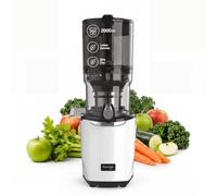 Kuvings AUTO9 - Estrattore di succo a freddo, mani libere, 2 l, per frutta e verdura, succo e sorbetto 2 in 1 (bianco perlato opaco)