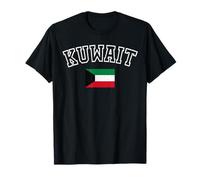 Kuwait Bandiera Vintage invecchiata retrò Heritage Design Maglietta