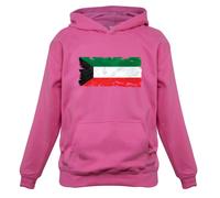 Kuwait Grunge Stile Bandiera - Bambini Felpa Città Medio Oriente Paese Viaggio