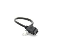 KUWAYO Adatto for Ford Focus MK2 CD DVD AUX Pannello di controllo del pulsante Interruttore Copertura Auto 4 Pin Mini USB Spina Cavo Adattatore di Interfaccia Connessione(4 Pin Mini cable)