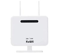KuWFi 4G LTE Wi-Fi Router, Wireless 4G Router sbloccato Partner di viaggio 4G LTE CPE Router con slot per schede SIM Supporto B1/B3/B5/B7/B8/B20 CPE810-EU