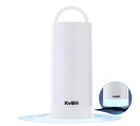 KuWFi CAT6 4G+ Router 4G LTE WIreless 1200Mbps, Hotspot WiFi con SIM Plug and Play per Tutti Gli Operatori,Luce da Campeggio a 5 Colori, LAN/WAN, Batteria 10000mAh,Ideale per le attività all'apeo