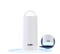 KuWFi CAT6 4G+ Router 4G LTE WIreless 1200Mbps, Modem WiFi con sim Plug and Play per Tutti Gli Operatori,Luce da Campeggio a 5 Colori, LAN/WAN, Batteria 10000mAh,Ideale per le attività all'aperto
