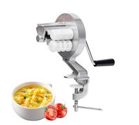 KUWUNG Macchina per cavatelli,Macchina Per Pasta Fresca in lega di alluminio, Macchina per Maccheroni Macchina per la Pasta Manuale Pressa per Pasta Portatile a Manovella,Macchina pasta