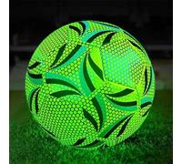 KUWUNG Pallone da Calcio Luminoso, LED Pallone Calcio Taglia 5, Palla da Calcio Luminoso per Allenamenti di Calcio, Partite in Notturna, Palla Calcio per Interno Esterno