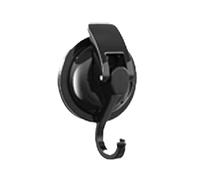 KUYCCSTRESI Gancio Adesivo Resistente, Ganci autoadesivi Resistenti, Senza Trapano, for Asciugamani, Porta del Bagno, Decorazione della Cucina, Stile Rustico, Facile da Usare.(Black,2pcs)