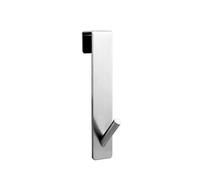 KUYCCSTRESI Gancio Adesivo Resistente, Ganci autoadesivi Resistenti, Senza Trapano, for Asciugamani, Porta del Bagno, Decorazione della Cucina, Stile Rustico, Facile da Usare.(Silver-10PC,16.5cm)