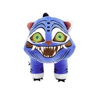 KUYCCSTRESI Per I Cacciatori Di Demoni Tigre Viola Peluche Carino E Bizzarro Ragazzo Peluche Giocattolo Regali Di Compleanno Di Halloween E Desktop Decorazione(PURPLE)