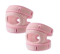 KUYCCSTRESI Tutore for Ginocchio Sportivo con Ampio utilizzo for Varie attività, tutore for Ginocchio con Spugna anticollisione, Fibbia Regolabile(Pink,M)