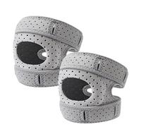 KUYCCSTRESI Tutore for Ginocchio Sportivo con Ampio utilizzo for Varie attività, tutore for Ginocchio con Spugna anticollisione, Fibbia Regolabile(Light Grey,S)