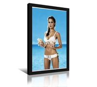 KUYHADSCE Jessica Alba, poster da parete per appartamento o casa, camera da letto, soggiorno, bagno, ufficio, wine bar, pittura artistica decorativa, poster 40 x 60 cm, con cornice nera