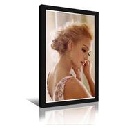 KUYHADSCE Jessica Alba, poster da parete per appartamento o casa, camera da letto, soggiorno, bagno, ufficio, wine bar, pittura artistica decorativa, poster 40 x 60 cm, con cornice nera