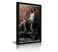 KUYHADSCE Jessica Alba, poster da parete per appartamento o casa, camera da letto, soggiorno, bagno, ufficio, wine bar, pittura artistica decorativa, poster 20 x 30 cm, cornice nera