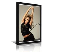 KUYHADSCE Jessica Alba, poster da parete per appartamento o casa, camera da letto, soggiorno, bagno, ufficio, wine bar, pittura artistica decorativa, poster 40 x 60 cm, con cornice nera