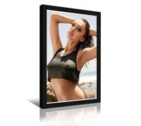 KUYHADSCE Jessica Alba, poster da parete per appartamento o casa, camera da letto, soggiorno, bagno, ufficio, wine bar, pittura artistica decorativa, poster 40 x 60 cm, con cornice nera