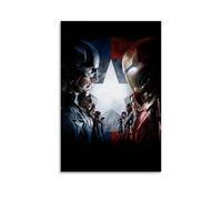 KUYHADSCE Poster da parete con film The Avengers, per appartamento o casa, camera da letto, soggiorno, bagno, ufficio, wine bar, pittura artistica decorativa, 30 x 45 cm, senza cornice