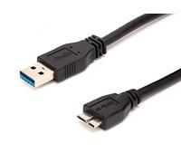 KUYIA Cavo USB 3.0 a micro usb 3.0 Maschio 0,75 mt Fino a 5 Gbps di velocità Cavi per hd Esterno Compatibile con Toshiba Canvio, WD Western Digital My Passport Seagate Elements Hard Disk Esterni