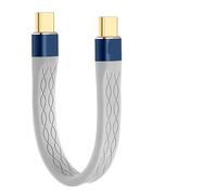 KUYIA Sitechylor - Cavo USB C a USB C da 240 W PD3.1 e 40 Gbps USB4 da 5 pollici, cavo video USB C corto 8K, compatibile con MacBook, iPhone 15/16, iPad per ricarica rapida e trasferimento dati
