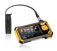 KUYNMCS Endoscopio Industriale A Doppia Lente da 8 Mm, Boroscopio A Serpente, 6 Luci LED, Telecamera di Ispezione Idraulica di Scarico di Tubi Fognari Impermeabile IP67(1M/3.28FT Cable)