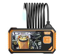 KUYNMCS Endoscopio Industriale, Telecamera for Tubi Idraulici Fognari, Schermo LCD da 4,3 Pollici, Luci LED, Impermeabile IP67, Batteria da 1700 mAh, Scheda TF da 64 GB Max(1M/3.28FT Cable)