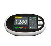 KUYNMCS Monitor della qualità dell'Aria CO2, Temperatura, Monitoraggio in Tempo Reale, umidità Relativa E Altro, for Camera da Letto, Soggiorno, Cucina, Ufficio, Batteria da 2000 mAh